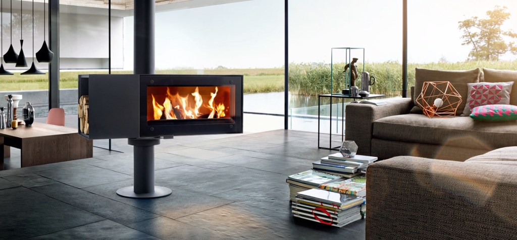 Stufa “Turn”by Skantherm