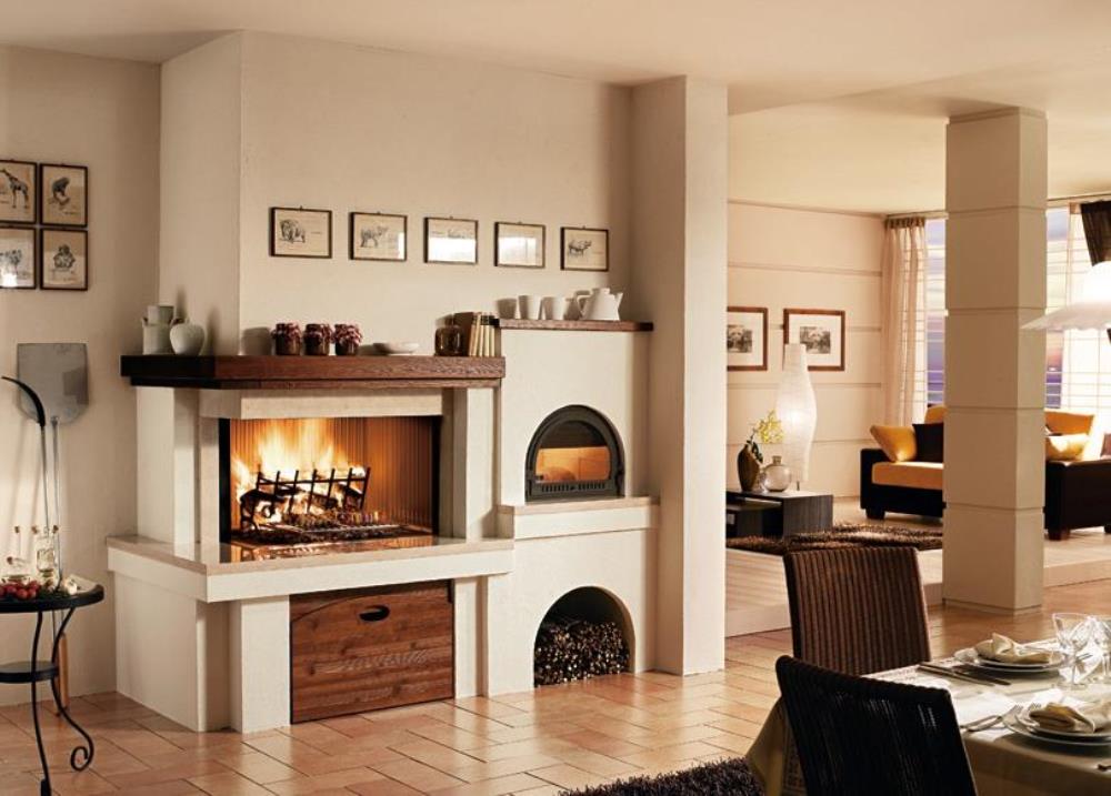 Camino con forno. Dove e quando installare un caminetto con il&nbsp;forno.