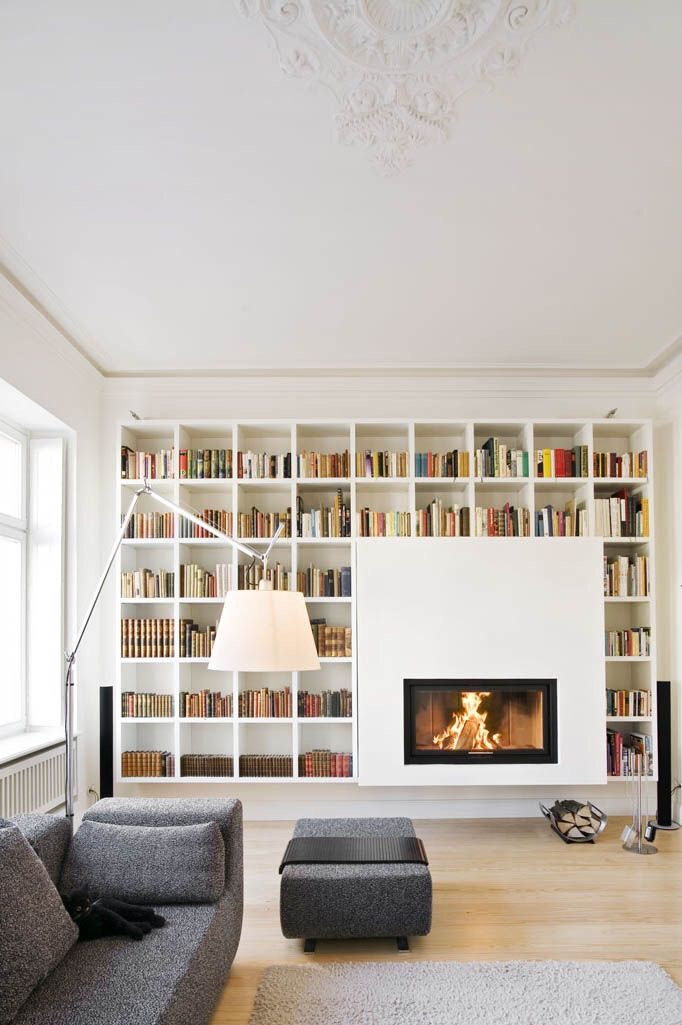 Un Caminetto in una&nbsp;libreria