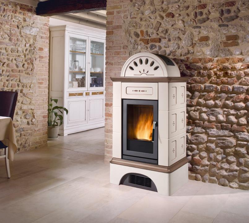 Stufa a pellet Piazzetta mod. Brunico