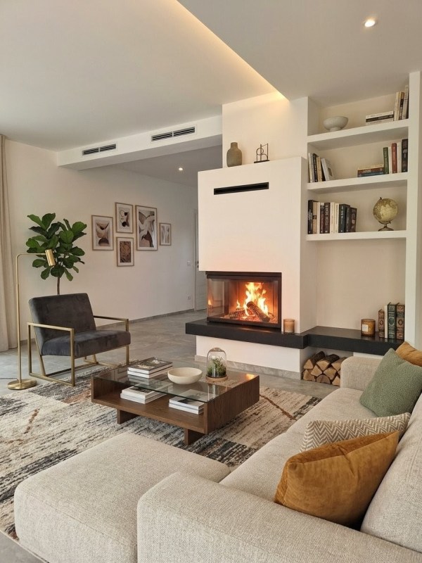 Camino Moderno Trifacciale: Design Minimalista e&nbsp;Funzionalità